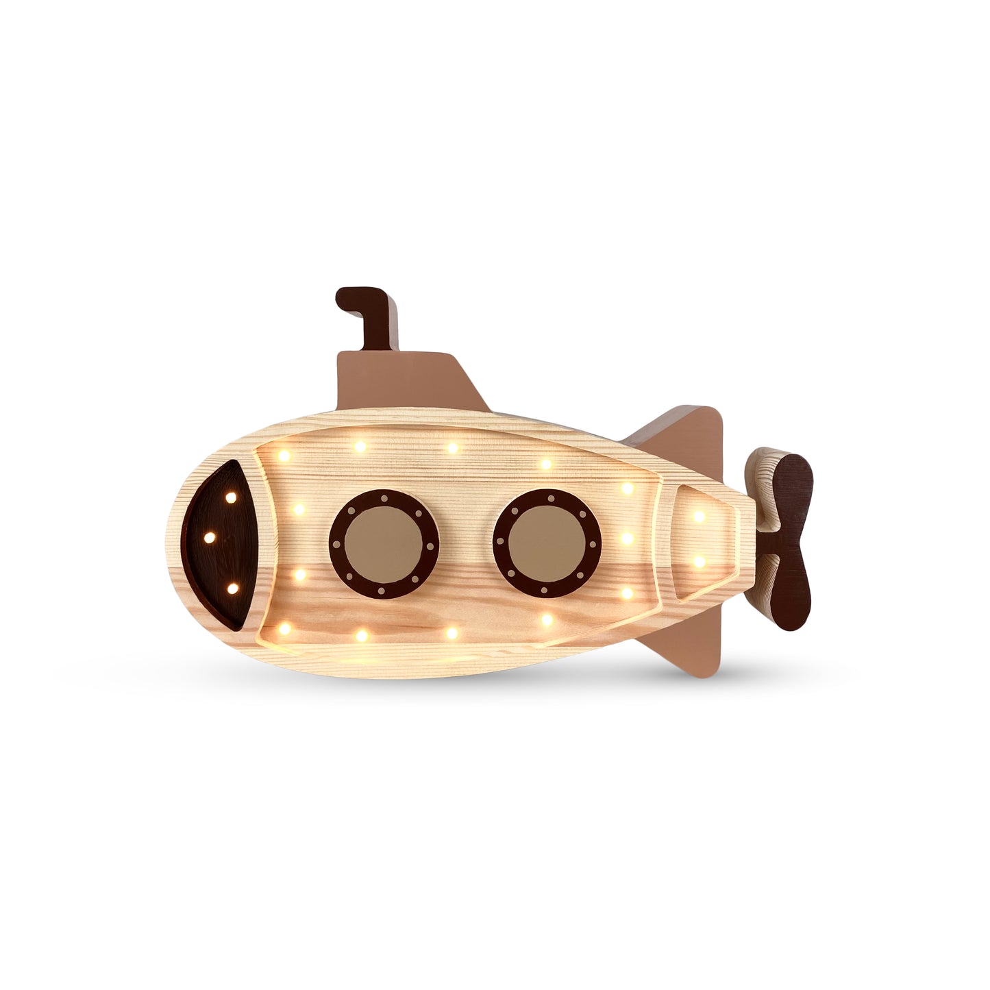 Kinderlampe Submarine wood | PEEKABOOLIGHTS | Handarbeit