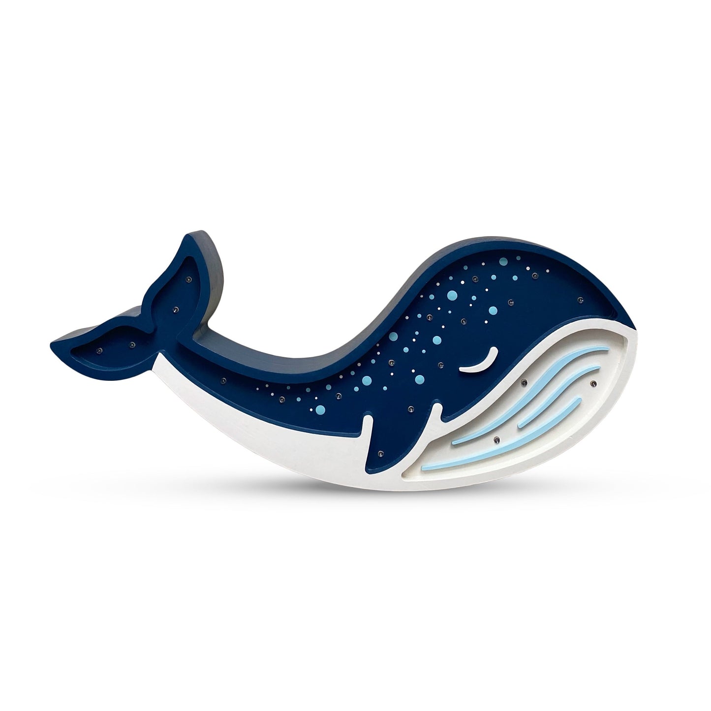 Kinderlampe Whale blau | PEEKABOOLIGHTS | Handarbeit