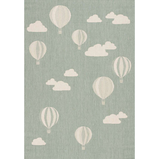 Teppich Balloons and Clouds 160x230cm | Yellow Tipi