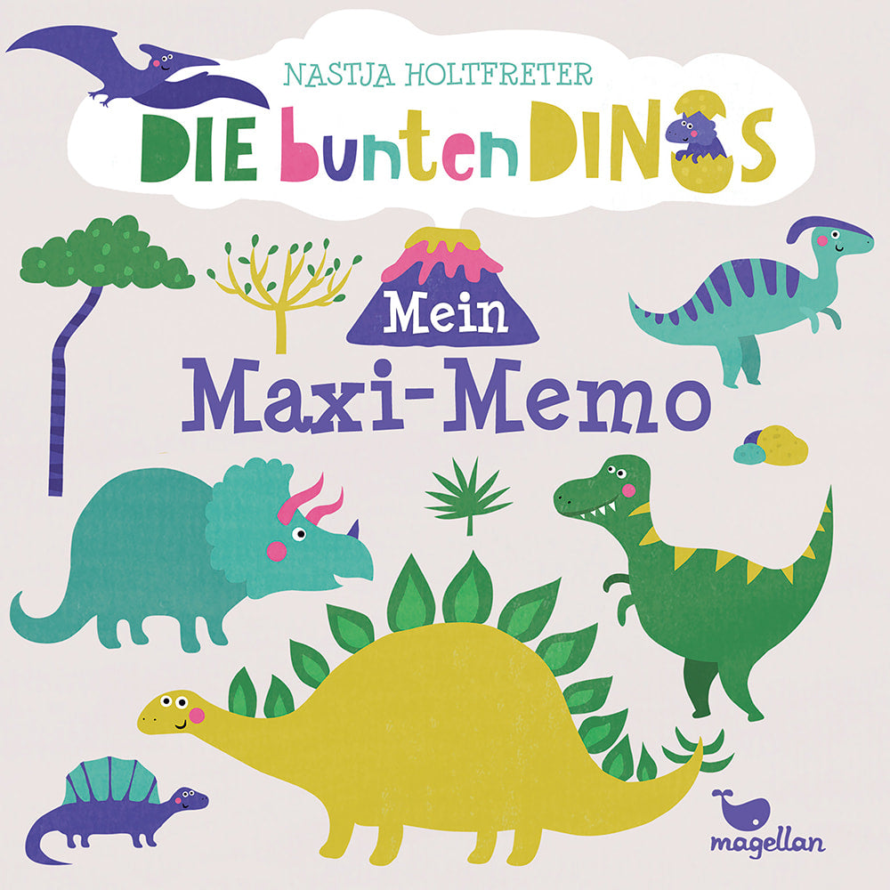 Die bunten Dinos | Mein Maxi-Memo | Magellan Verlag