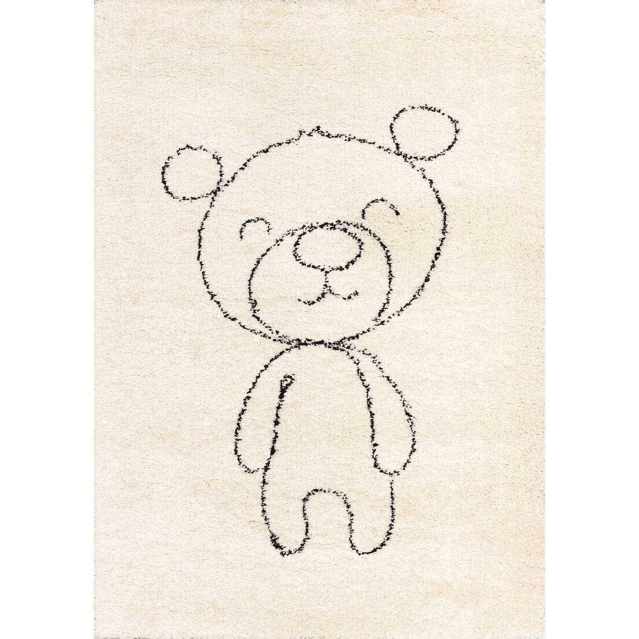 Kinderzimmerteppich Teddy Bear | 120 x 170 cm | Yellow Tipi