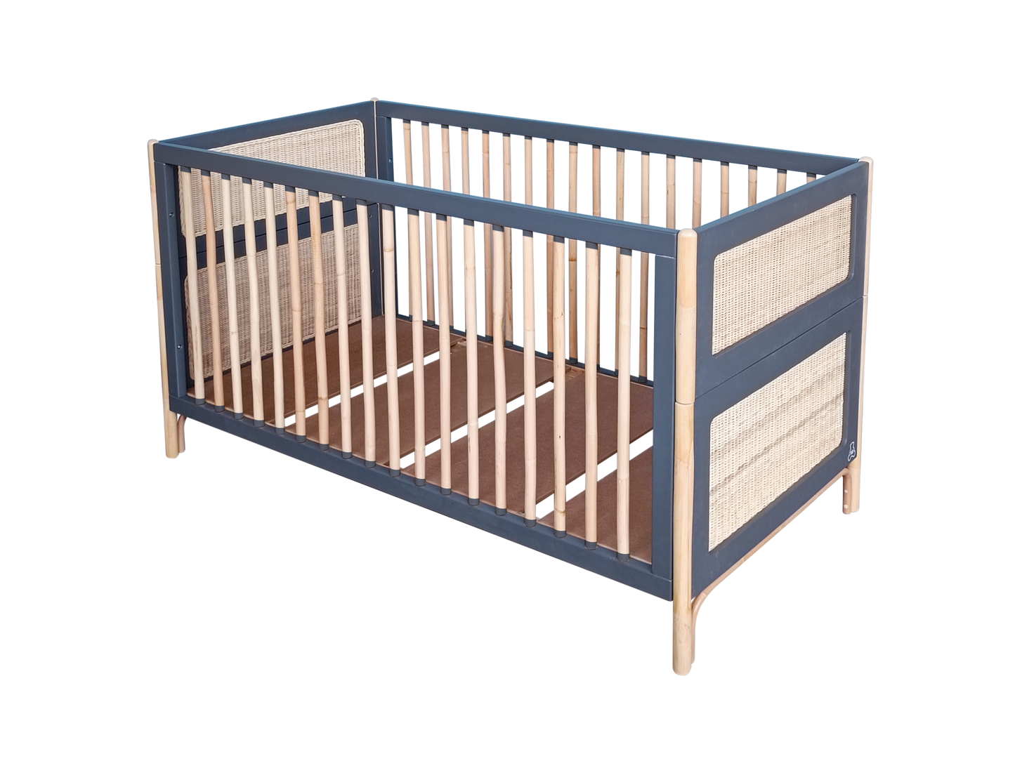 Oceania Rattan Evolutive Bett | 70 x 140 | Silex | Juniorbett