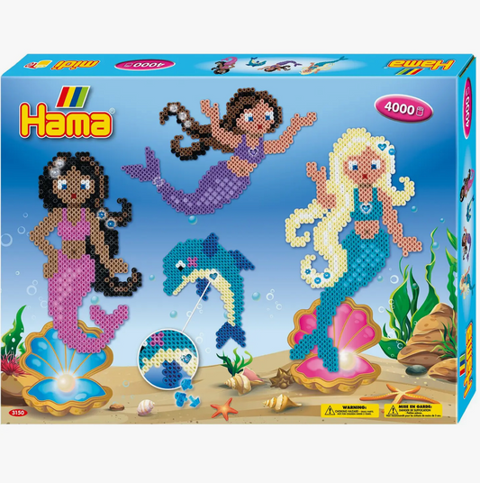 Bügelperlen | Geschenkverpackung Meerjungfrauen | Hama