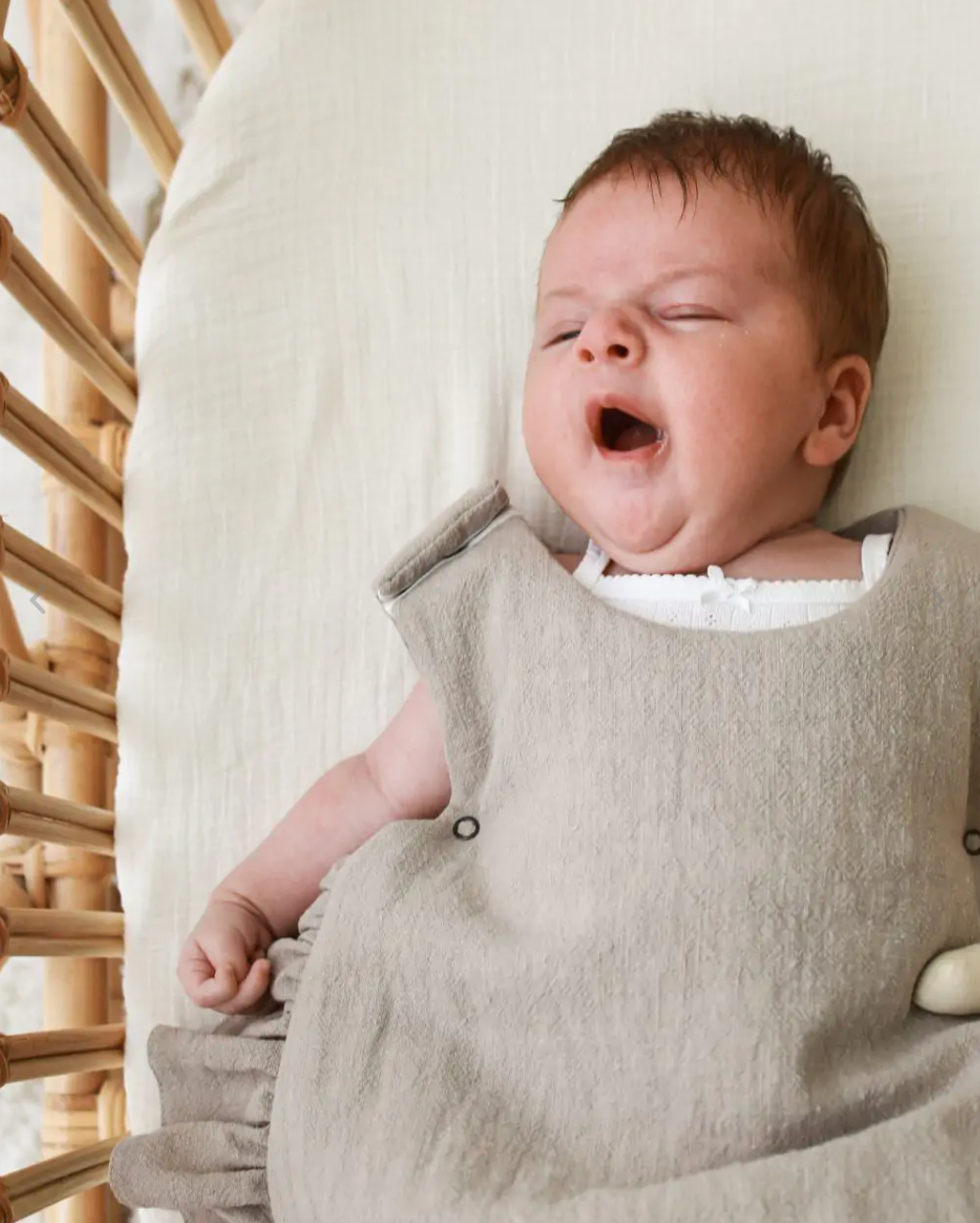 Babyschlafsack | Leinen beige  | Babyly