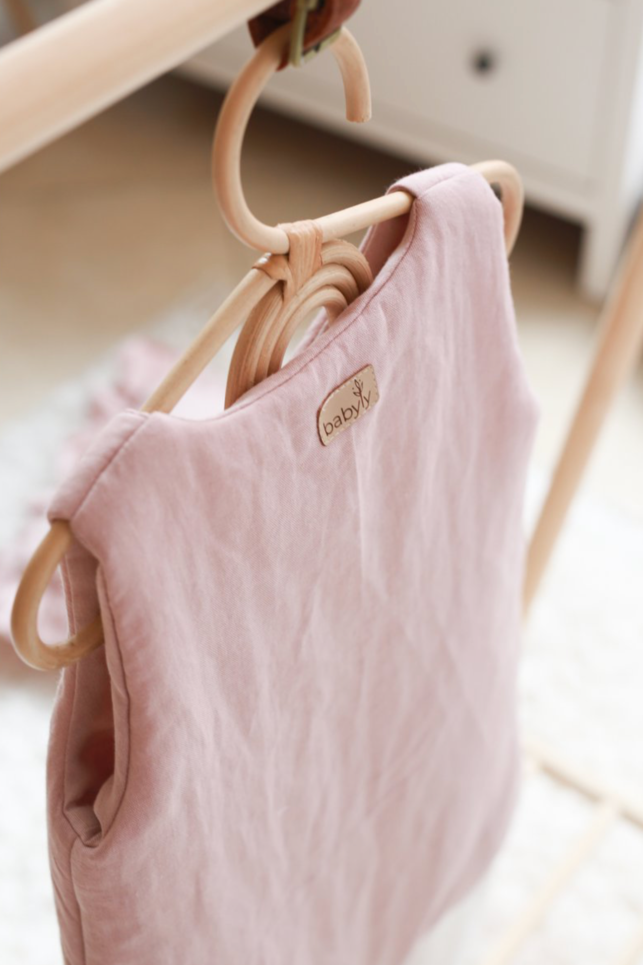 Leinenschlafsack mit Füßen | GOT 2 | powder pink