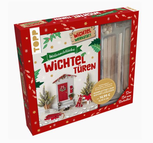 Kreativ-Set Weihnachtliche Wichteltüren