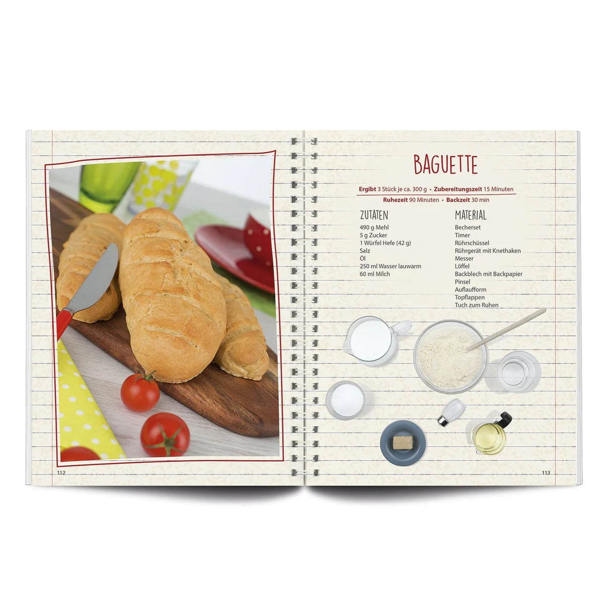 Band 4 "Kleine Gerichte ganz groß!" Backbuch inkl. 3-teiliges Messbecher-Set | Kinderleichte Becherküche