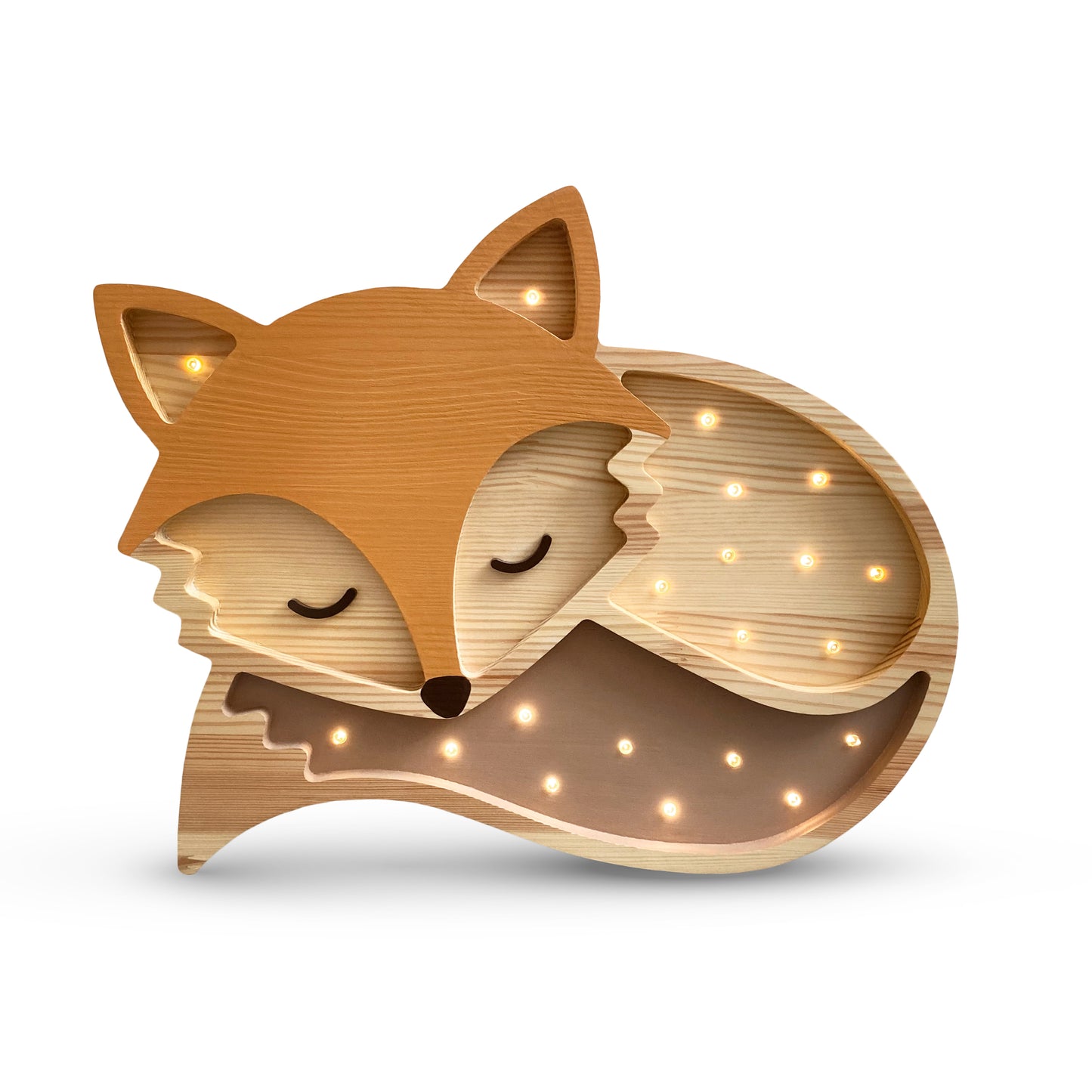 Kinderlampe Fox wood | PEEKABOOLIGHTS | Handarbeit