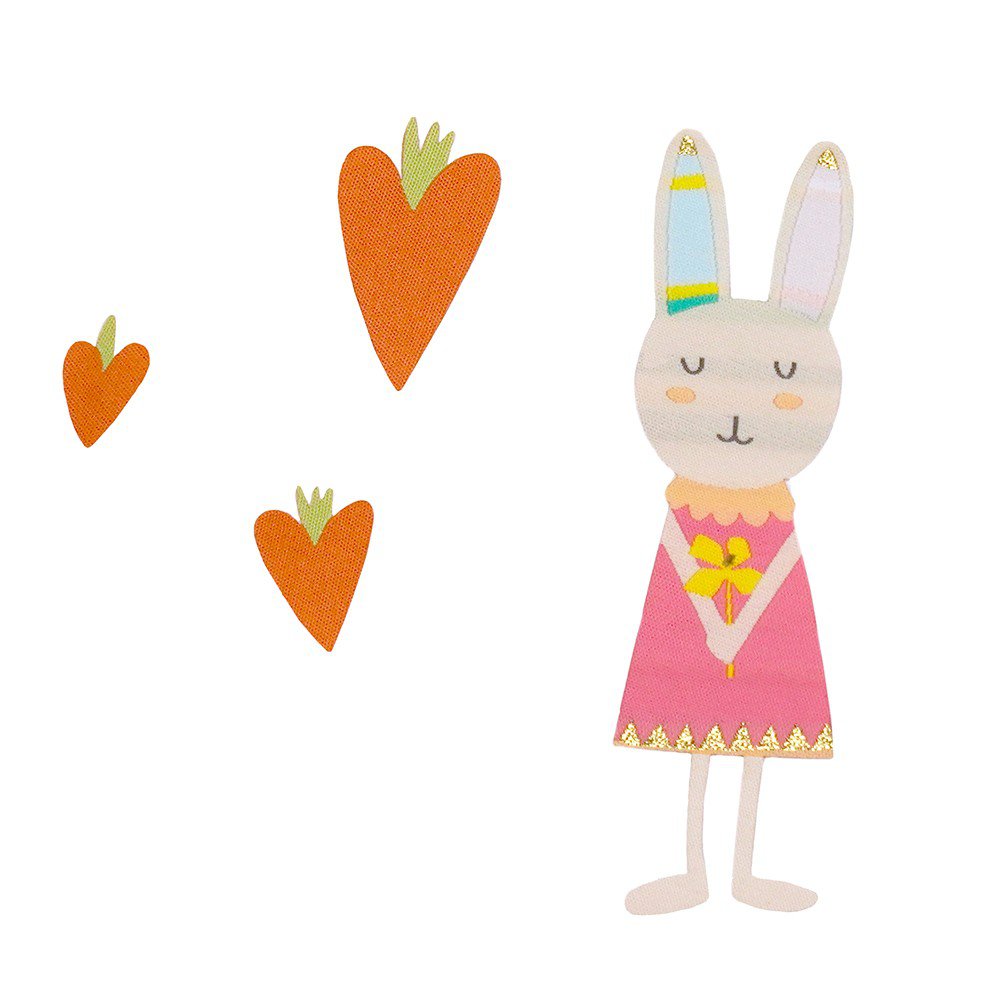 Mrs Rabbit – Bügelsticker