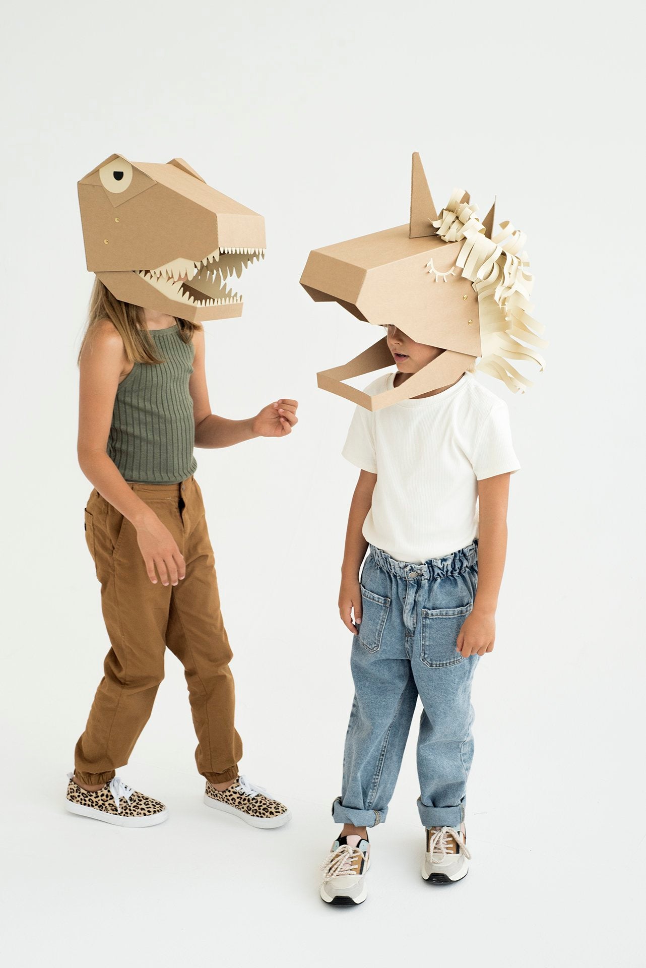 Koko Cardboards Einhorn DIY Maske - Mini Luel Kids