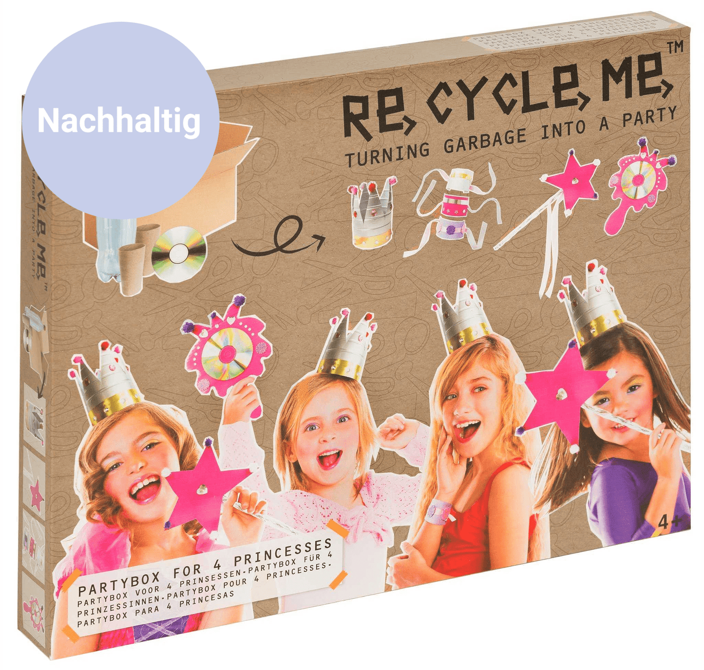 Re-Cycle-Me Prinzessinnen Party Bastelpaket Re-Cycle-Me Re-Cycle-Me Mini Luel Kids
