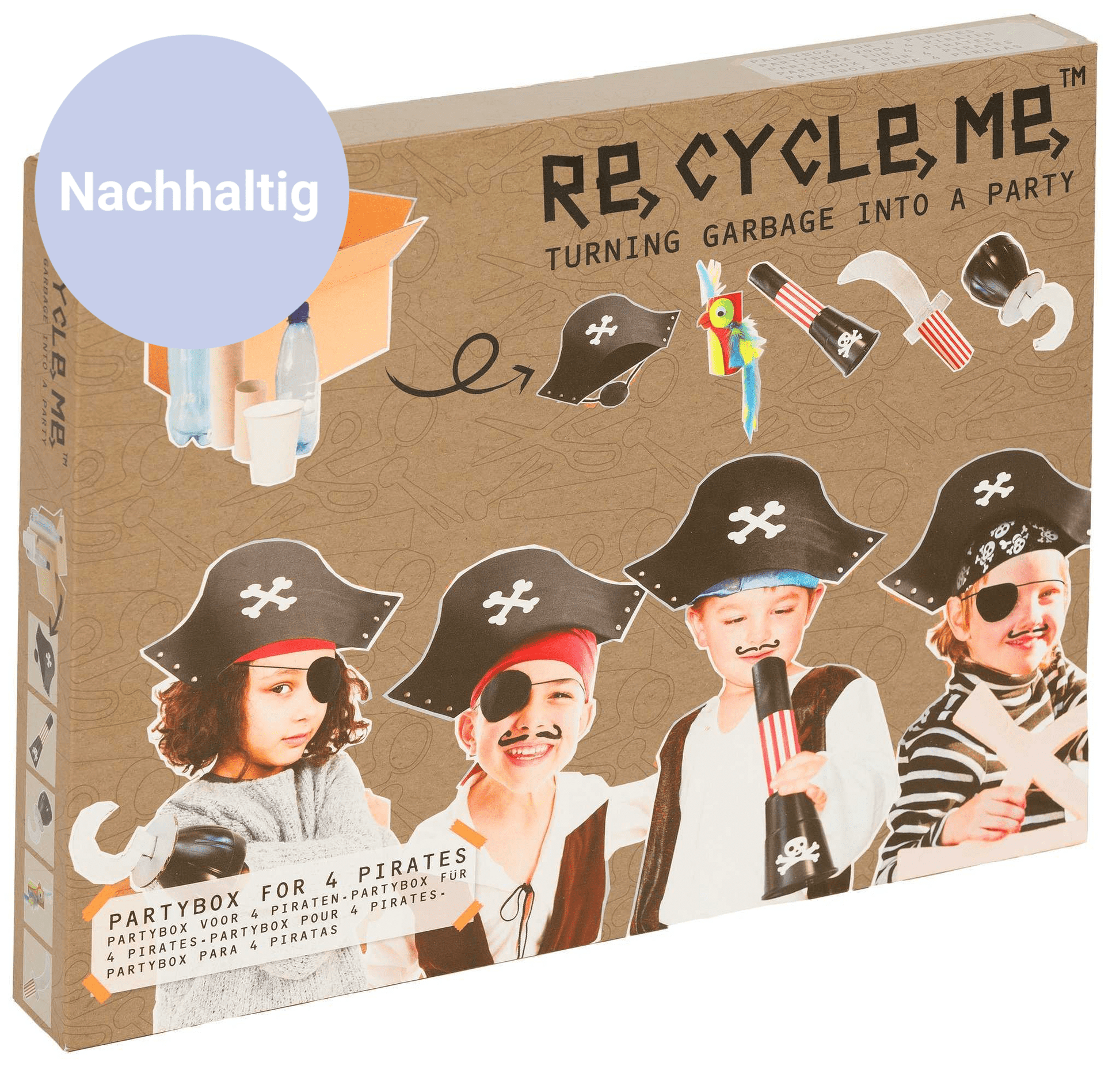 Re-Cycle-Me Piratenparty Bastelpaket Re-Cycle-Me Re-Cycle-Me Mini Luel Kids